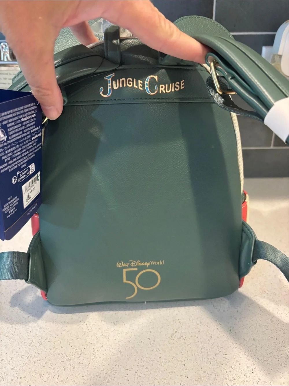 Disney Parks MMA Jungle Cruise Loungefly Backpack NWT with minor callout